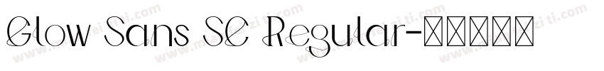 Glow Sans SC Regular字体转换